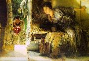 Alma Tadema Welcome Footsteps Sweden oil painting artist